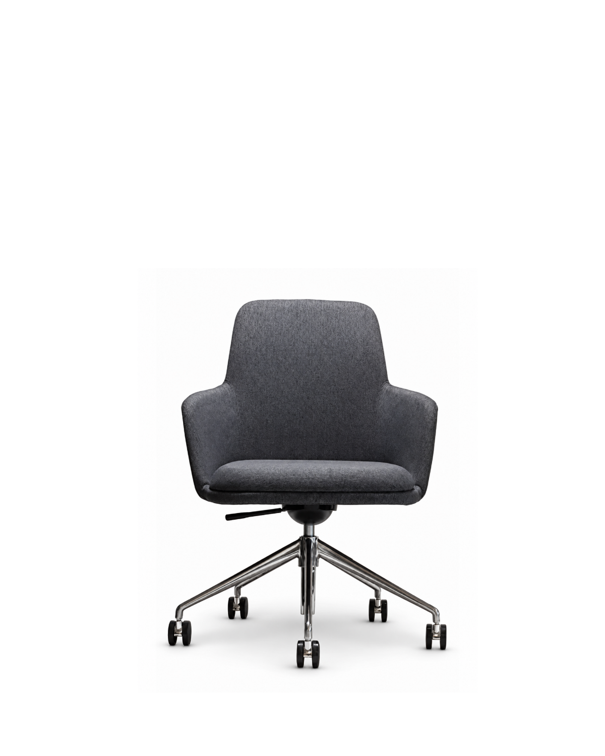 Atticus Boardroom Chair | Charcoal Fabric