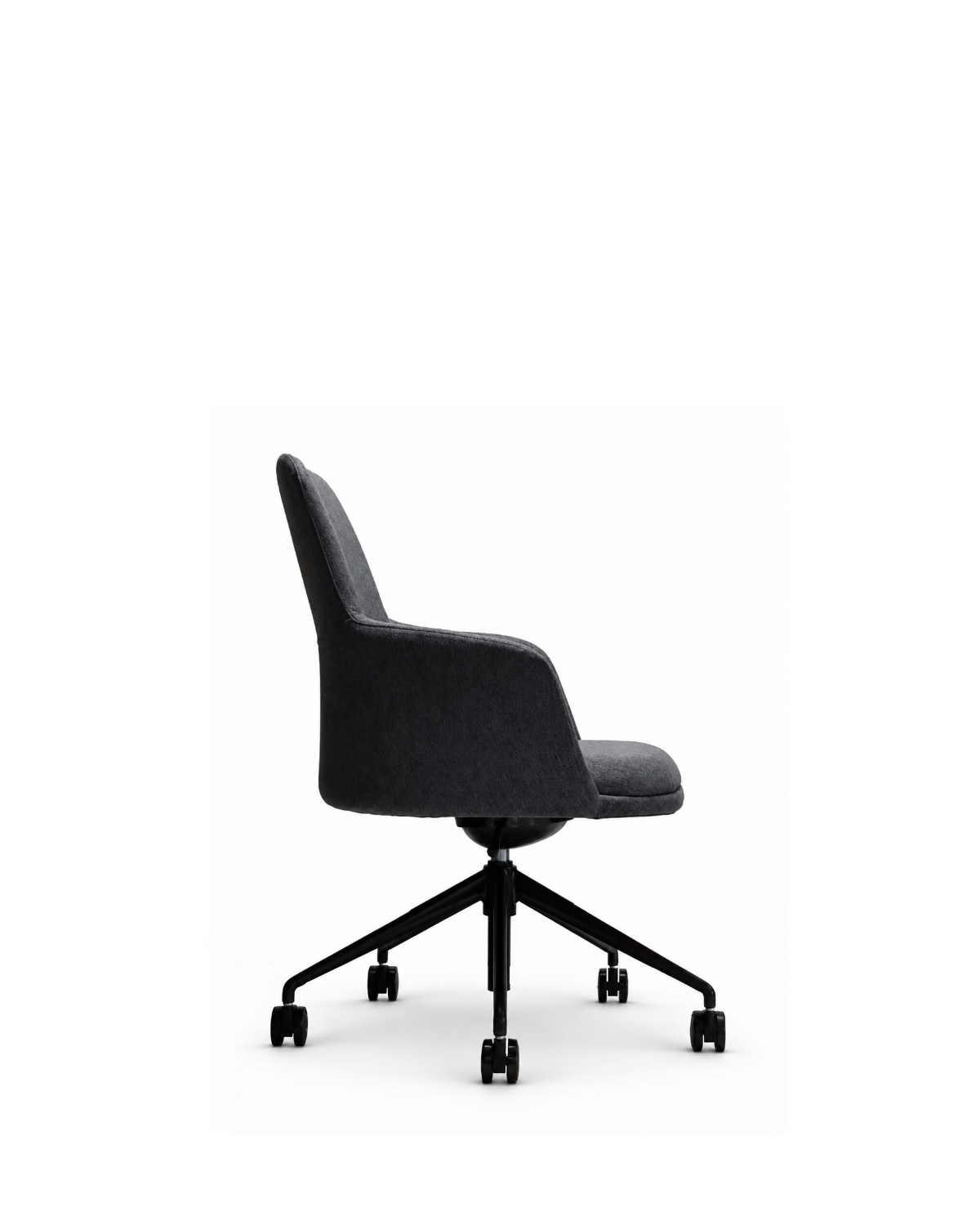 Atticus Boardroom Chair | Charcoal Fabric