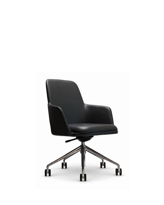 Atticus Boardroom Chair | Charcoal