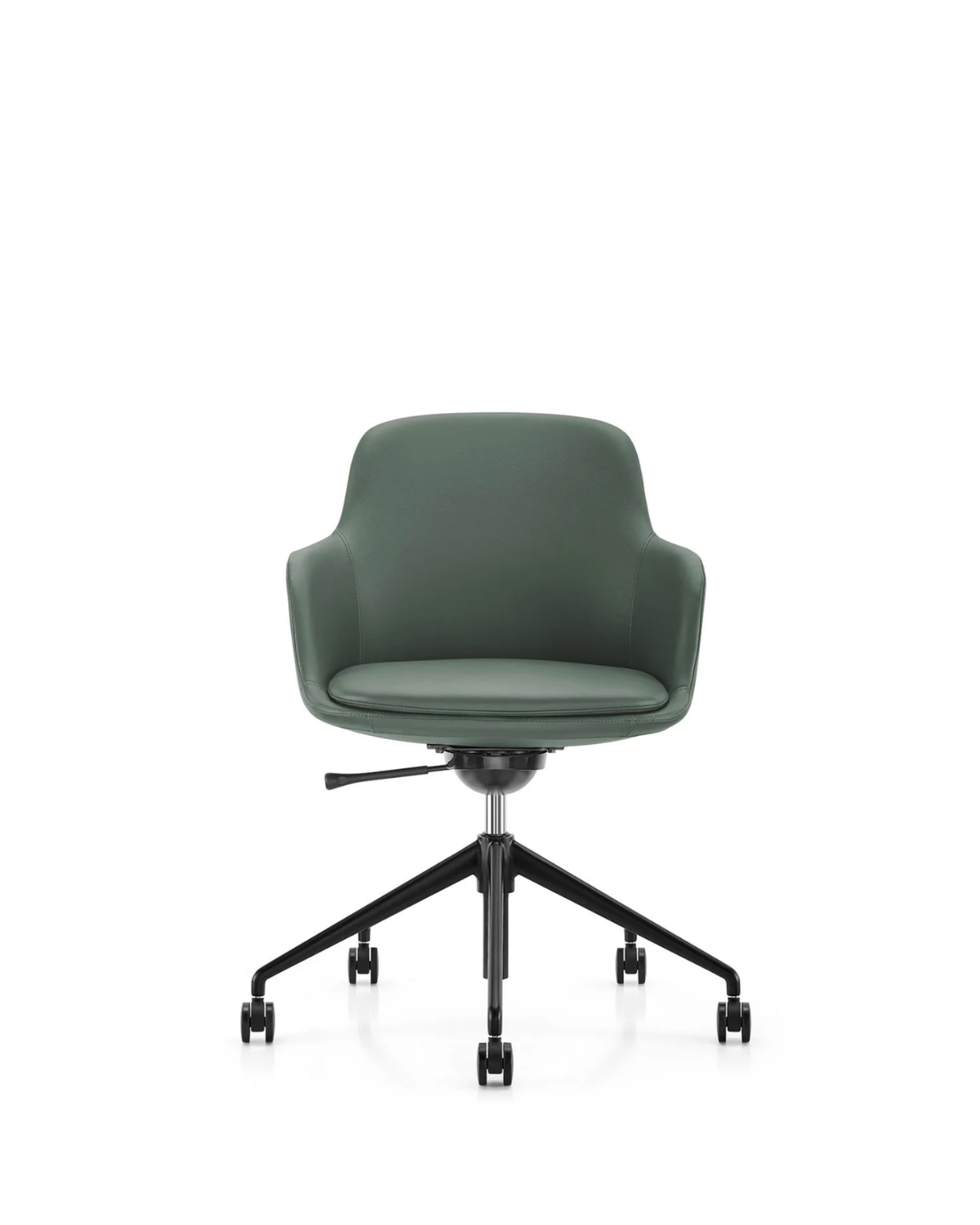 Ella Meeting Chair | Green Vinyl