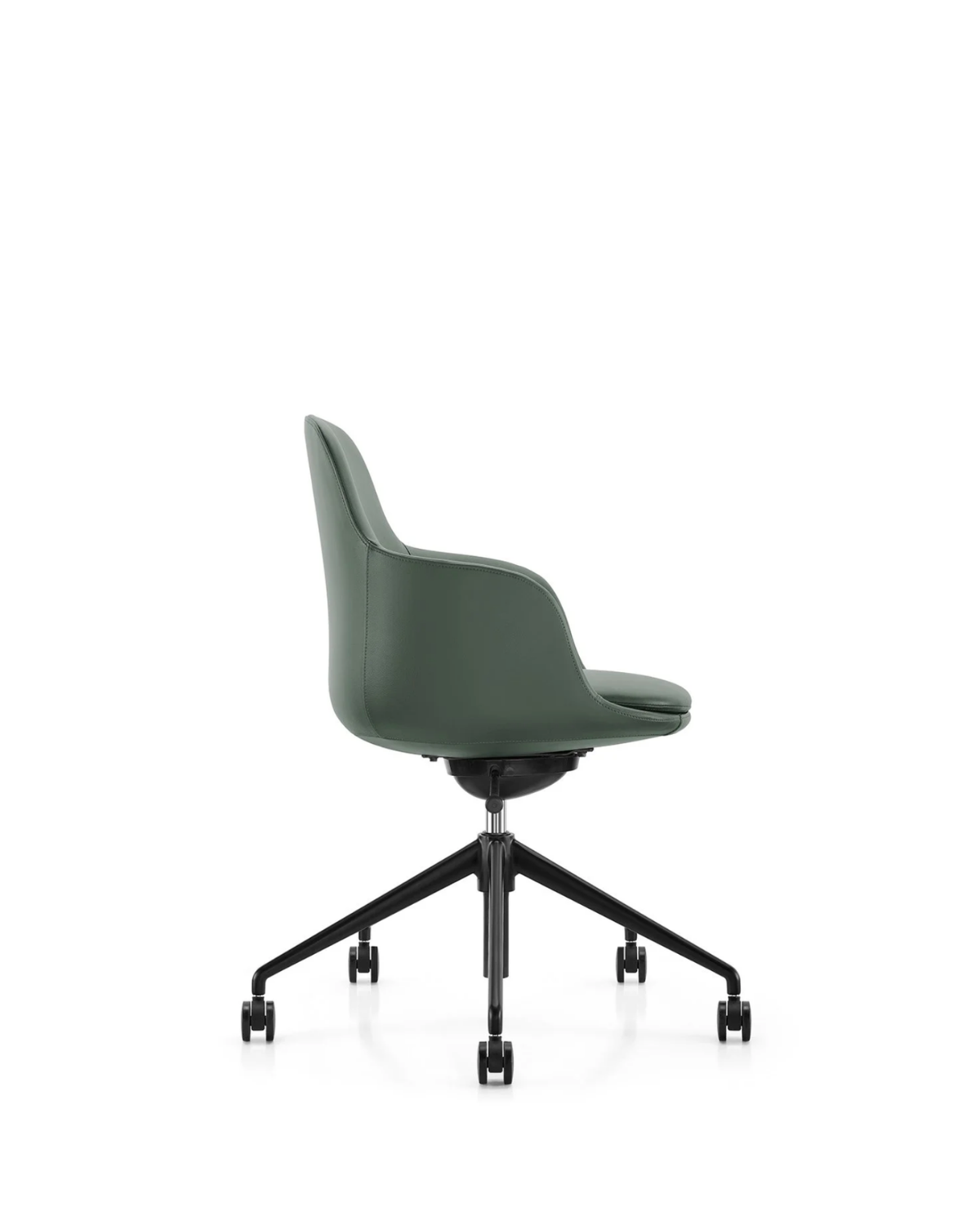 Ella Meeting Chair | Green Vinyl