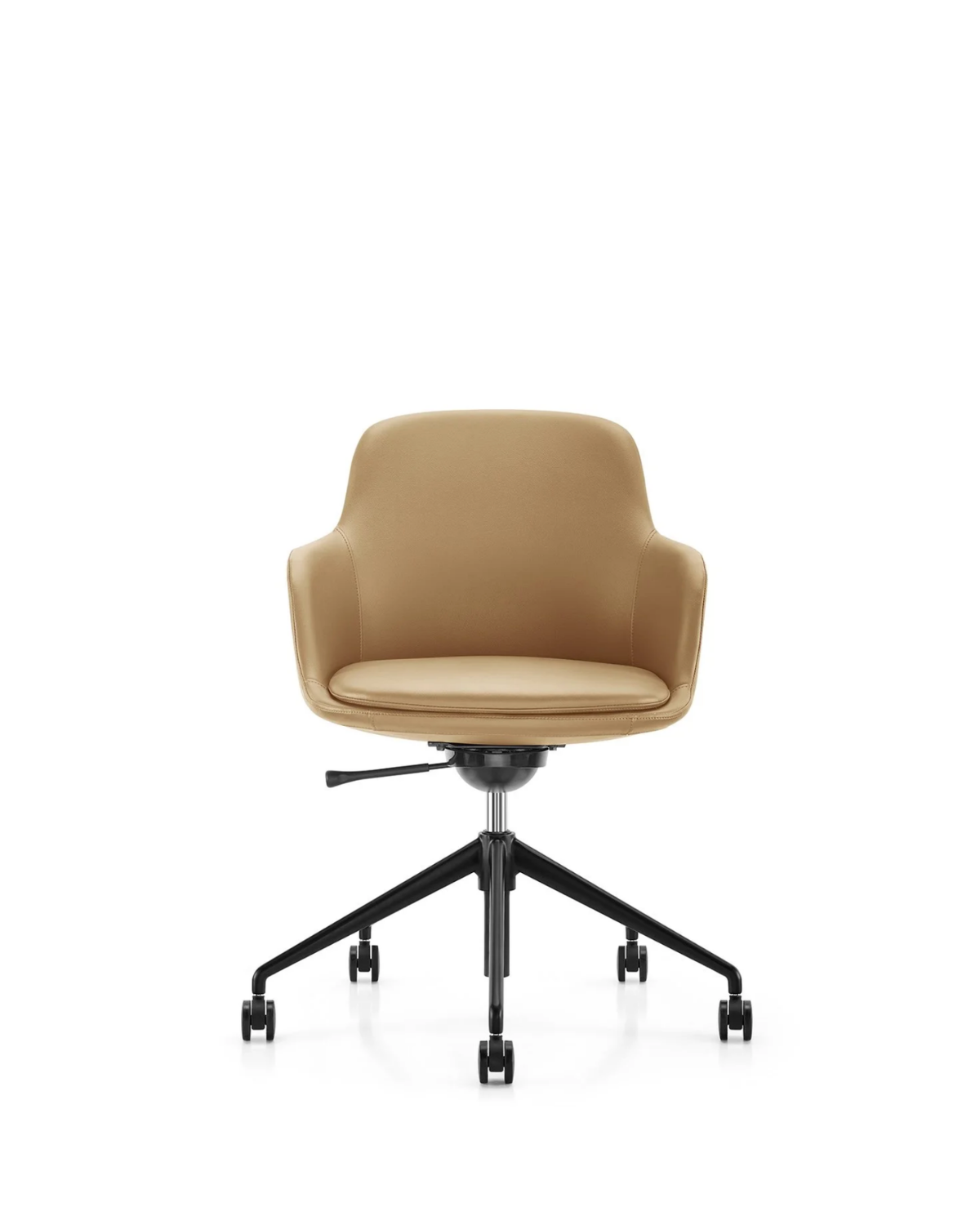 Ella Meeting Chair | Khaki Vinyl