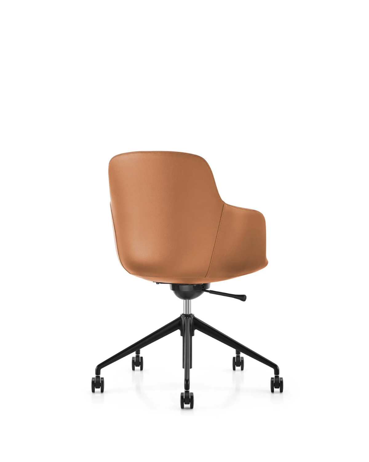 Ella Meeting Chair | Tan Leather