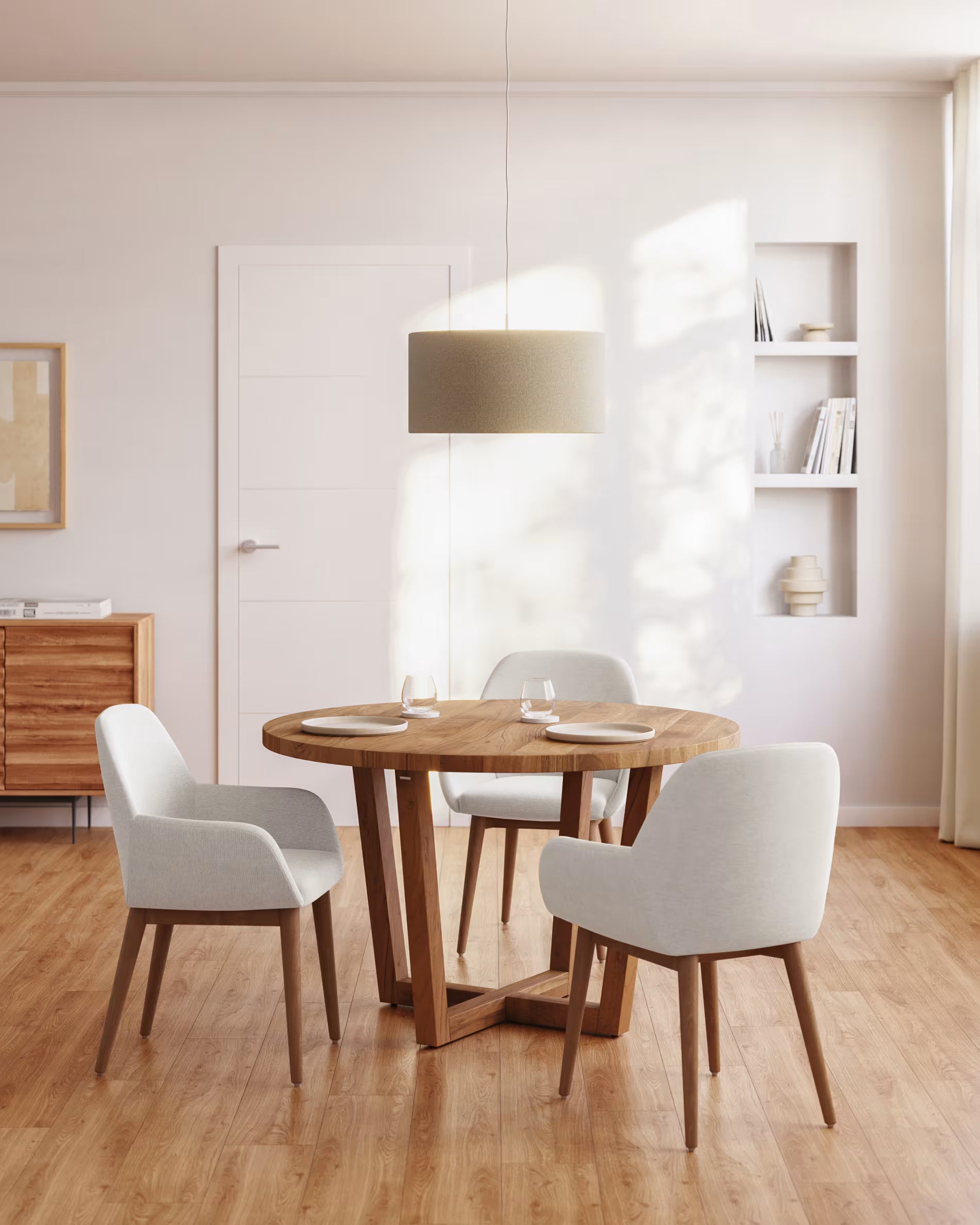 Konna Chair | Beige Dark Finish