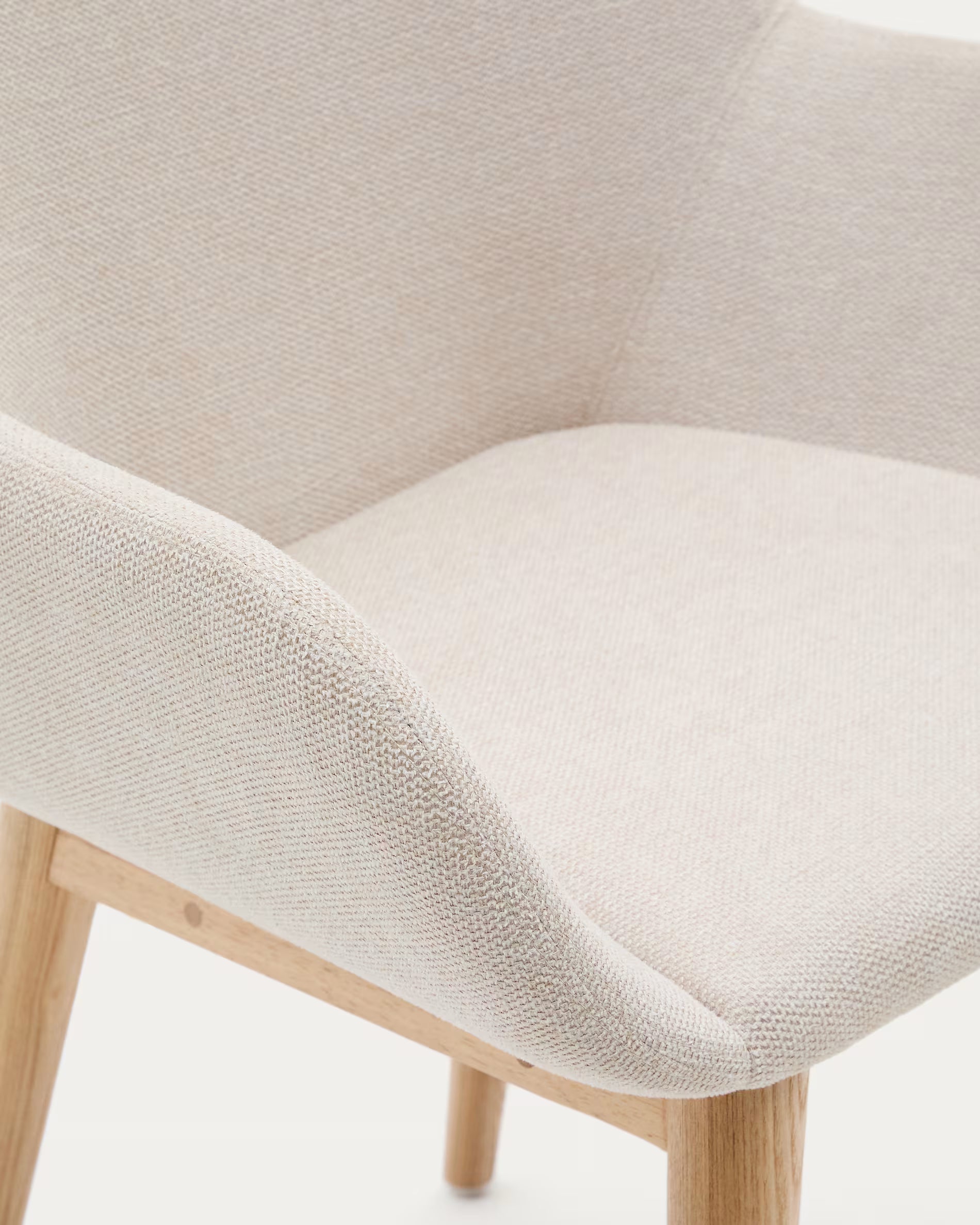 Konna Chair | Beige Natural Finish