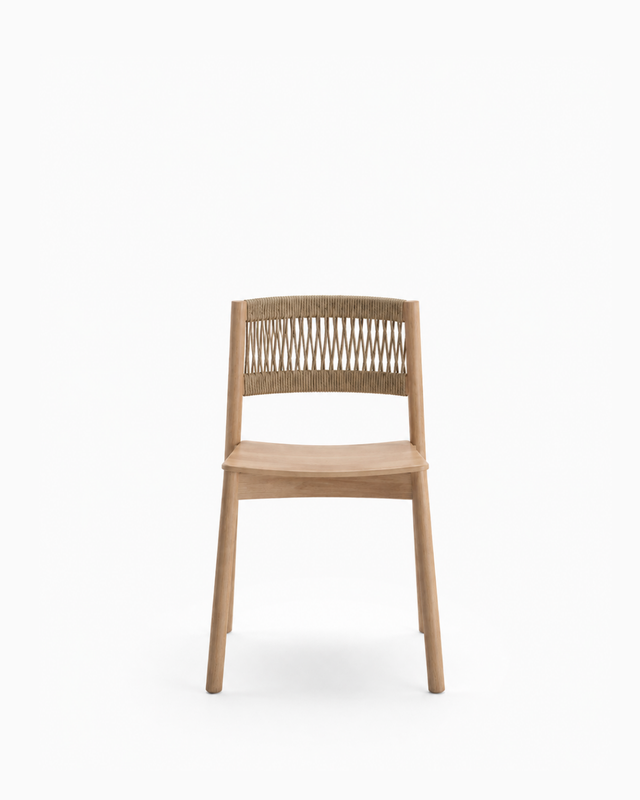 Load Chair | Bleached Beechwood & Canapa