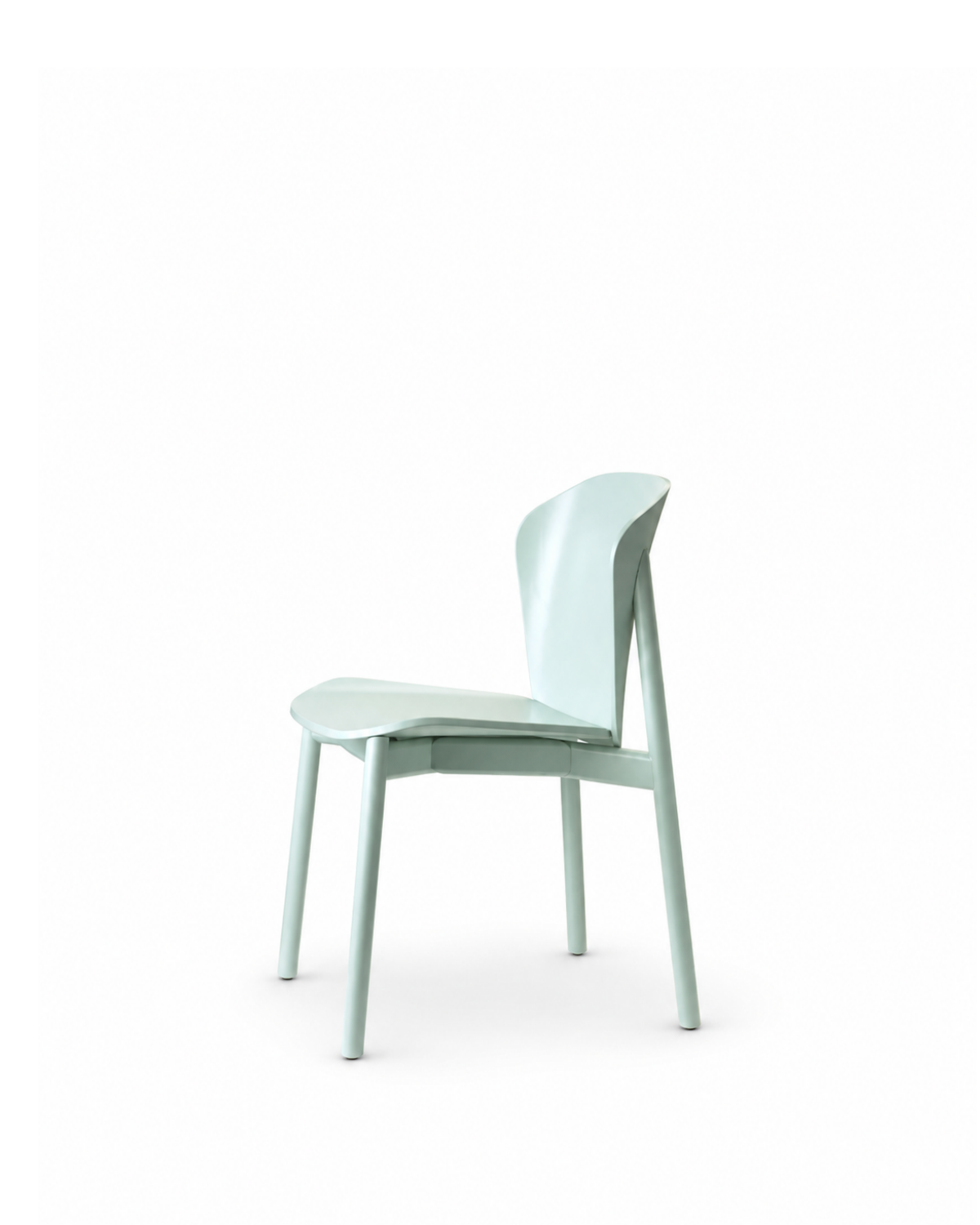Madera Chair | Matte Aquamarine