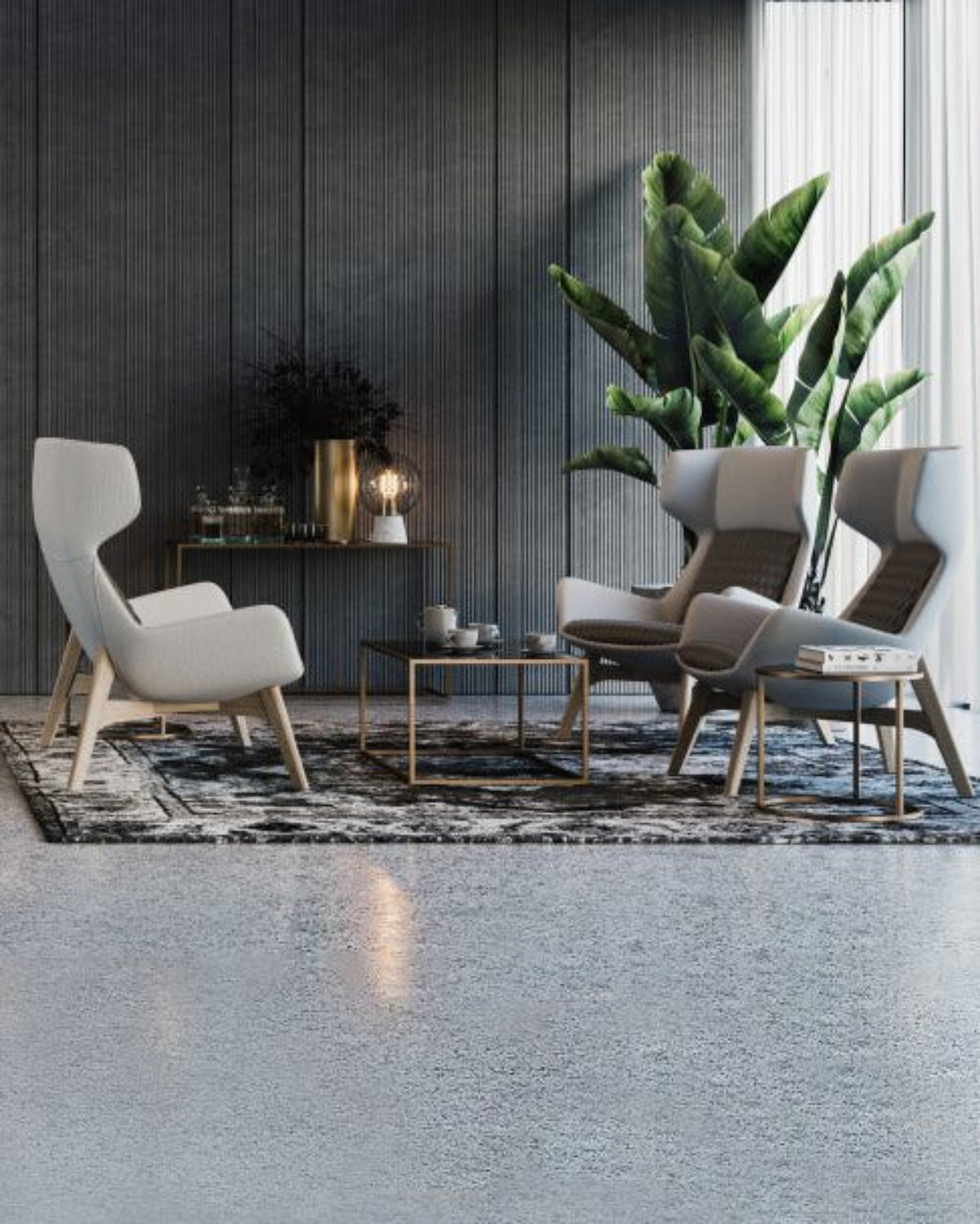 Airre High Back Lounge