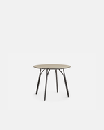 Tree Dining Table (90 cm) | Beige/Black