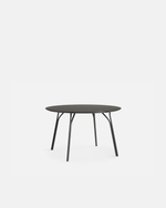 Tree Dining Table (120 cm) | Charcoal Black/Black