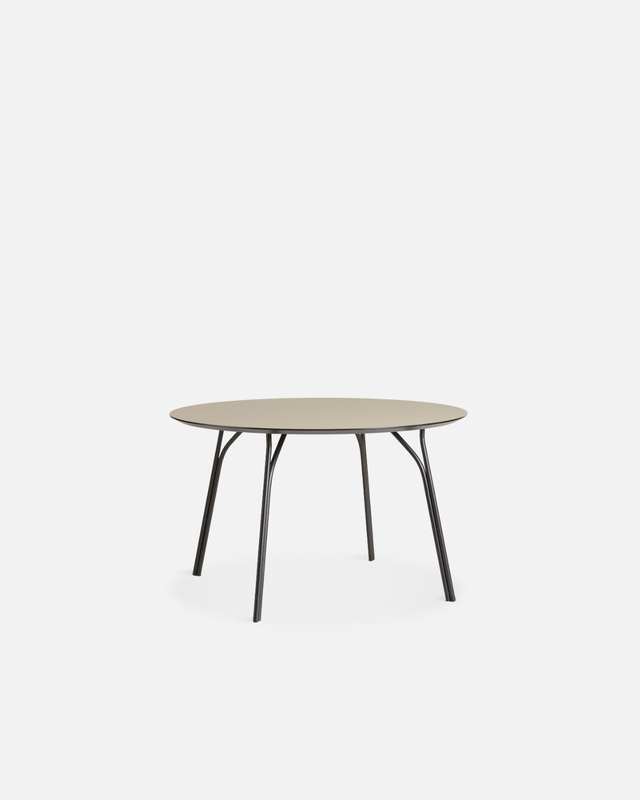 Tree Dining Table (120 cm) | Beige/Black