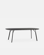 Tree Dining Table (220 cm) | Charcoal Black/Black