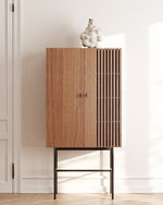 Array Highboard (80 cm) | Walnut