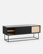 Virka Sideboard (Low) | Oak/Black