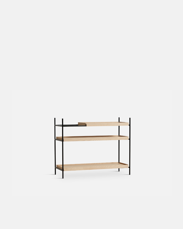 Tray Shelf (Low) | Oak | Style 1