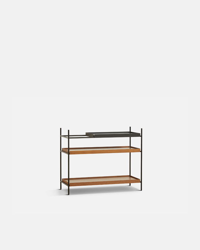 Tray Shelf (Low) | Walnut | Style 6