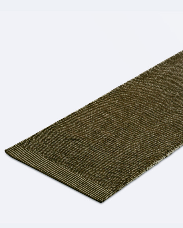 Rombo Rug (75 X 200) | Moss Green