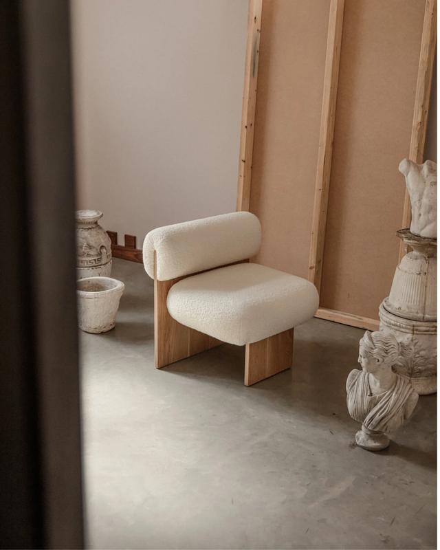 L'Art de Vivre (ART) Lounge Chair- Bouclé<br><a href="https://www.fomudesign.com/collection/p/lart-lounge-chair" style="font-size:12px; text-decoration:none;">Fomu Design</a>