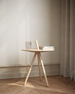 Come Here Side Table | White Pigmented Oak