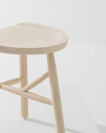 Puccio Wooden High Stool