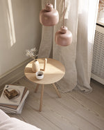 Come Here Side Table | White Pigmented Oak
