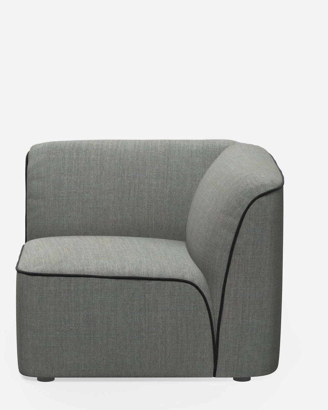 Flora Corner Module | Dark Grey