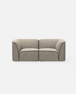 Flora 2-Seater - Natural Bouclé<br><a href="https://wouddesign.com/products/flora-2-seater-natural-boucle" style="font-size:12px; text-decoration:none;">WOUD</a>