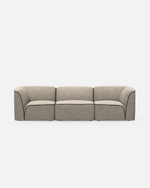 Flora 3-Seater - Natural Bouclé<br><a href="https://wouddesign.com/products/flora-3-seater-natural-boucle" style="font-size:12px; text-decoration:none;">WOUD</a>