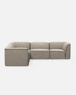 Flora Sectional 3 - Natural Bouclé<br><a href="https://wouddesign.com/products/flora-section-3-natural-boucle" style="font-size:12px; text-decoration:none;">WOUD</a>