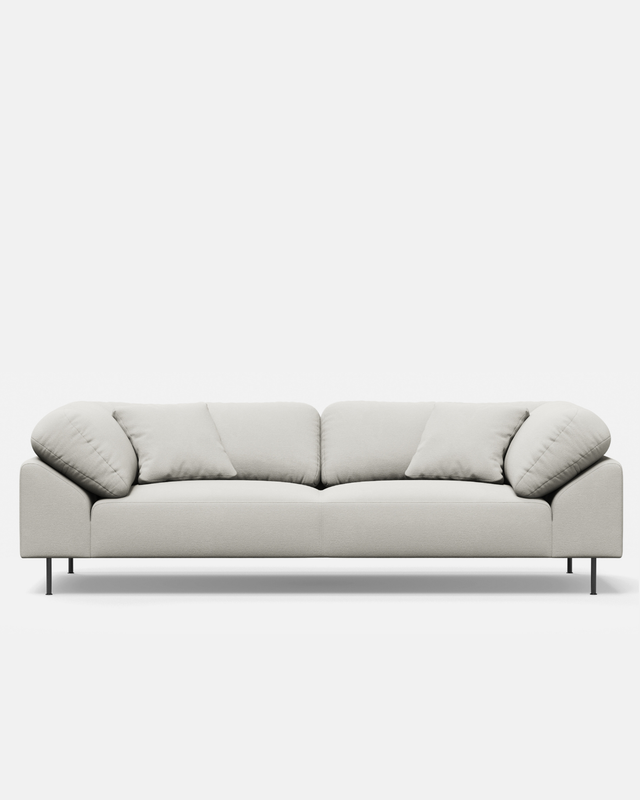 Collar 2.5-Seater | Off White Bouclé