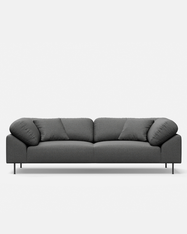 Collar 2.5-Seater | Dark Grey