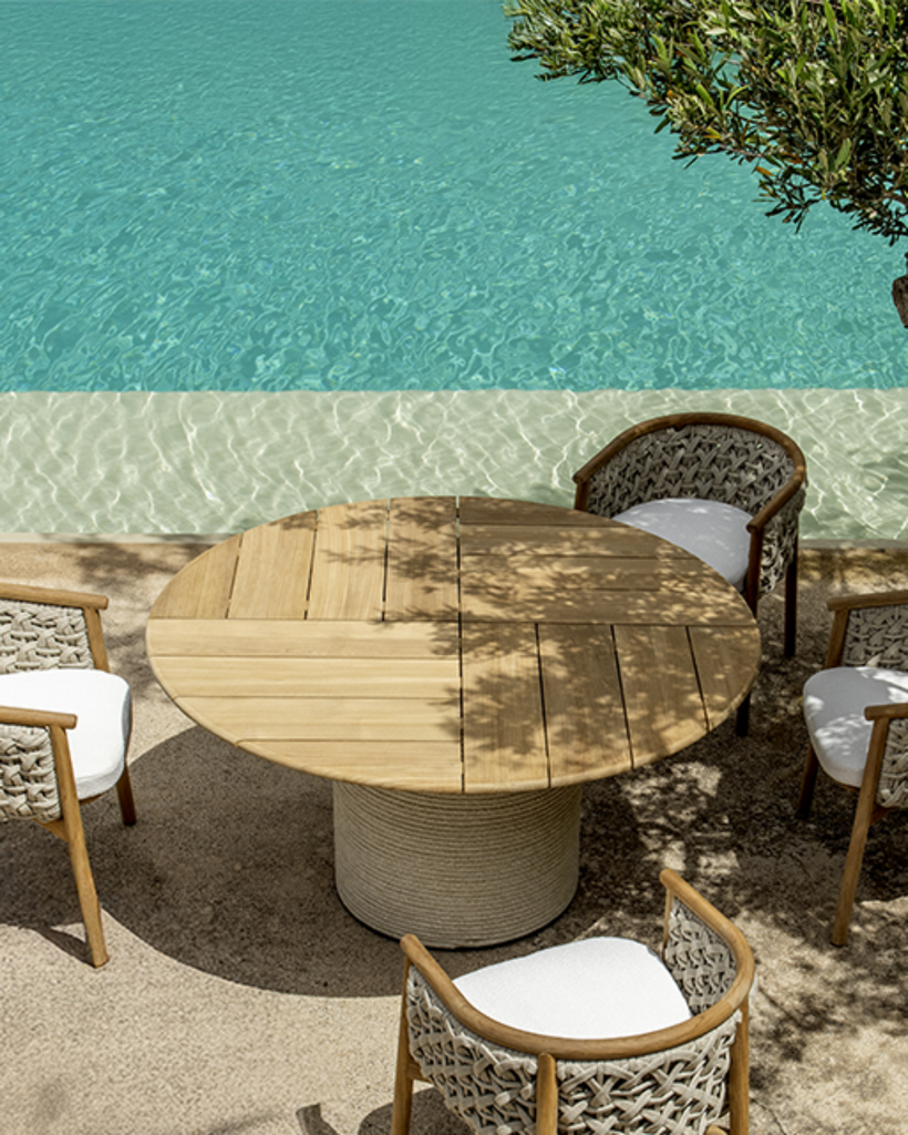 Patio Round Dining Table – meinteriors