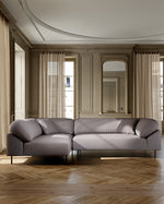 Collar Open End Left (Arm Right) | Brown Bouclé