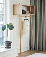 Töjbox Wardrobe (Large) | White Pigmented Oak