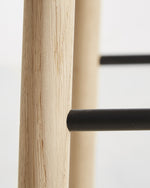 Mono Counter Chair | White Pigmented Laquered Oak