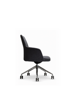 Atticus Boardroom Chair | Charcoal Fabric