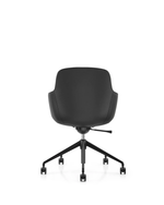 Ella Meeting Chair | Black Leather