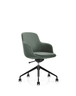 Ella Meeting Chair | Green Vinyl