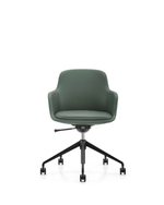 Ella Meeting Chair | Green Vinyl
