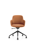 Ella Meeting Chair | Tan Leather