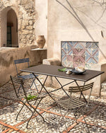 Flower Rectangular Folding Table | 160x80