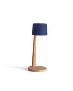 Gaia Table Lamp with Polyester Notte fabric colour