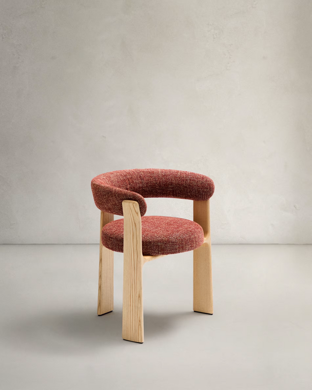 Granite 3 Legged Chair | Terracotta