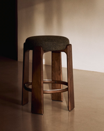 Granite Stool | 65cm | Dark Green