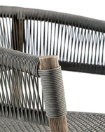 Kilt Dining Armchair | Teak Frame