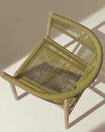 Kilt Dining Armchair | Teak Frame