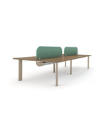 Oblong Fixed Height Workstation