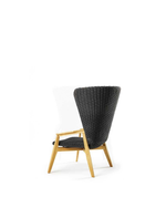 Knit High Back Lounge Armchair