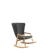Knit High Back Rocking Armchair
