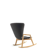 Knit High Back Rocking Armchair